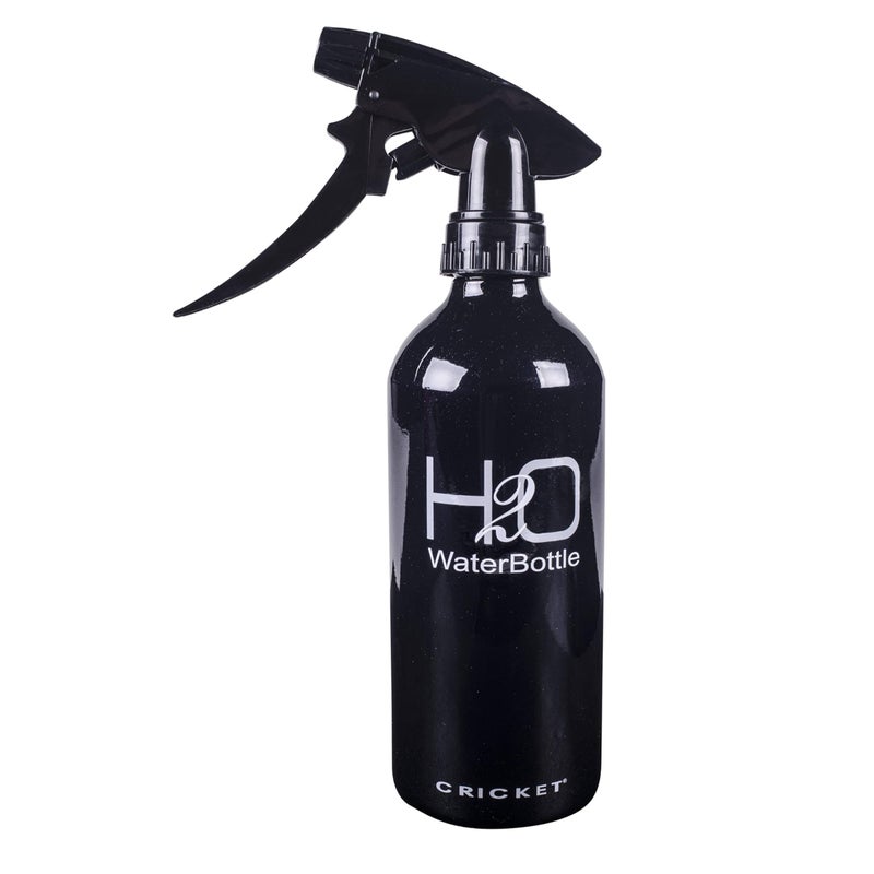 Cricket H2O Water Spray Bottle for Hair Mist â€“ Continuous Stream, Adjustable Nozzle & Stronger Spray Bottles, Durable Aluminum, Refillable for Hair Styling & Barber Use â€“ 13.5 oz, Sparkle Black - Image 5